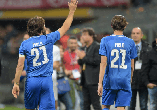 皮尔洛告别赛完成传承交接! 球星云集, 都认识