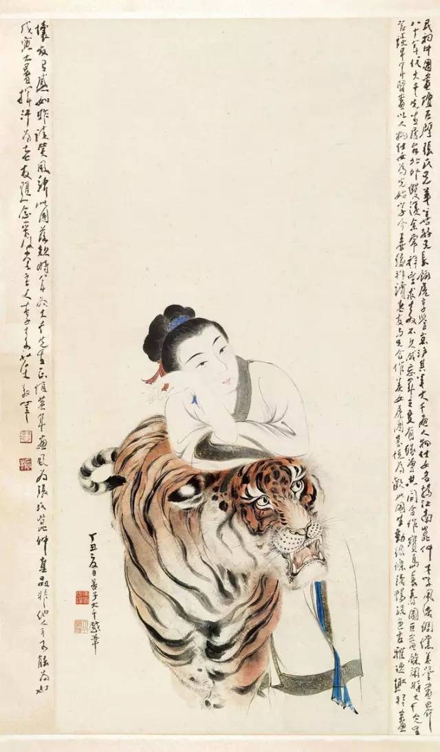 中国画虎名家，个个是高手！