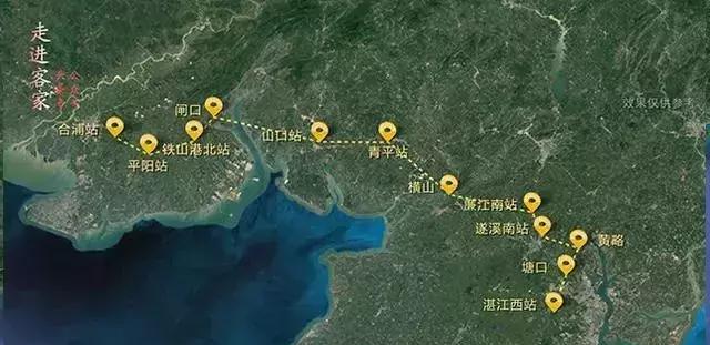 恭喜合浦的朋友!又一条高铁要经过你家了!