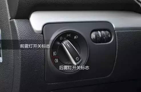 1      小到中雨近光灯 常见车各种灯的标志 3    暴雨近光 前,后雾灯