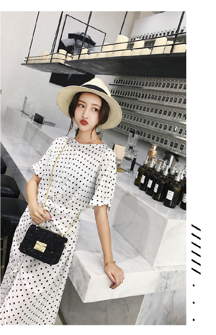 小ck 链条亮片小方包 这款链条紫色亮片包 第一