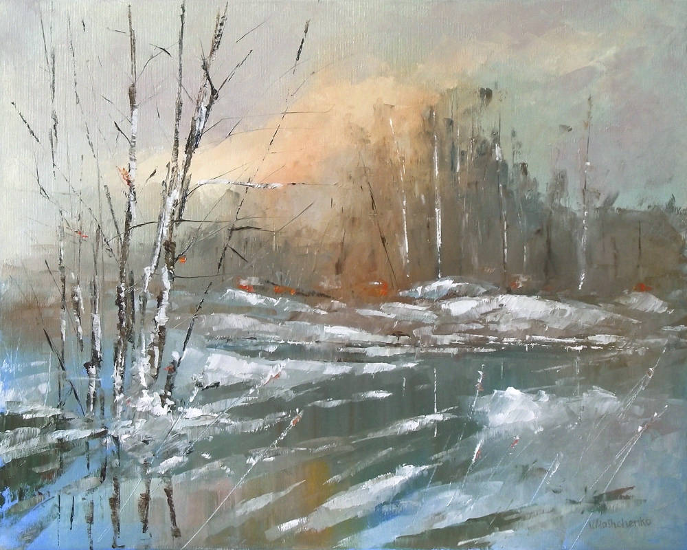 “ 刮刀的魅力总那么美 ”·乌克兰·Vitaliy Mashchenko 丨油画作品