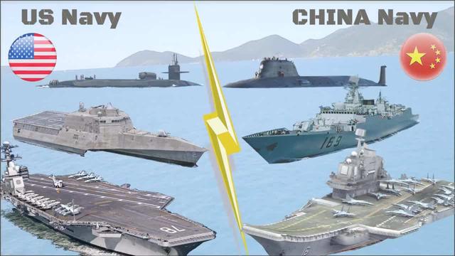 2018中美海军实力大PK,中国达世界海军强国之