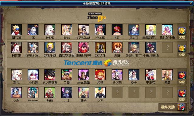 DNF十周年诚挚回馈礼盒,你们都开到了啥