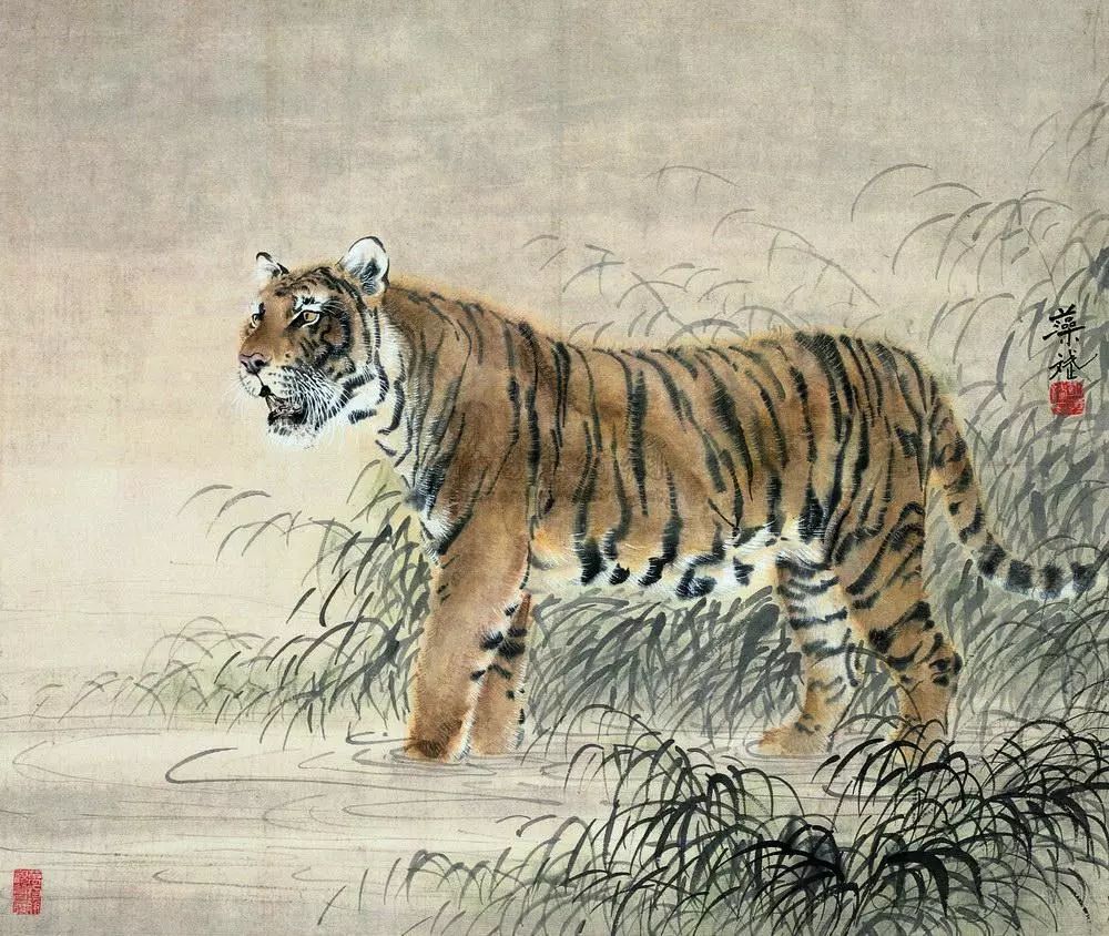 中国画虎名家，个个是高手！
