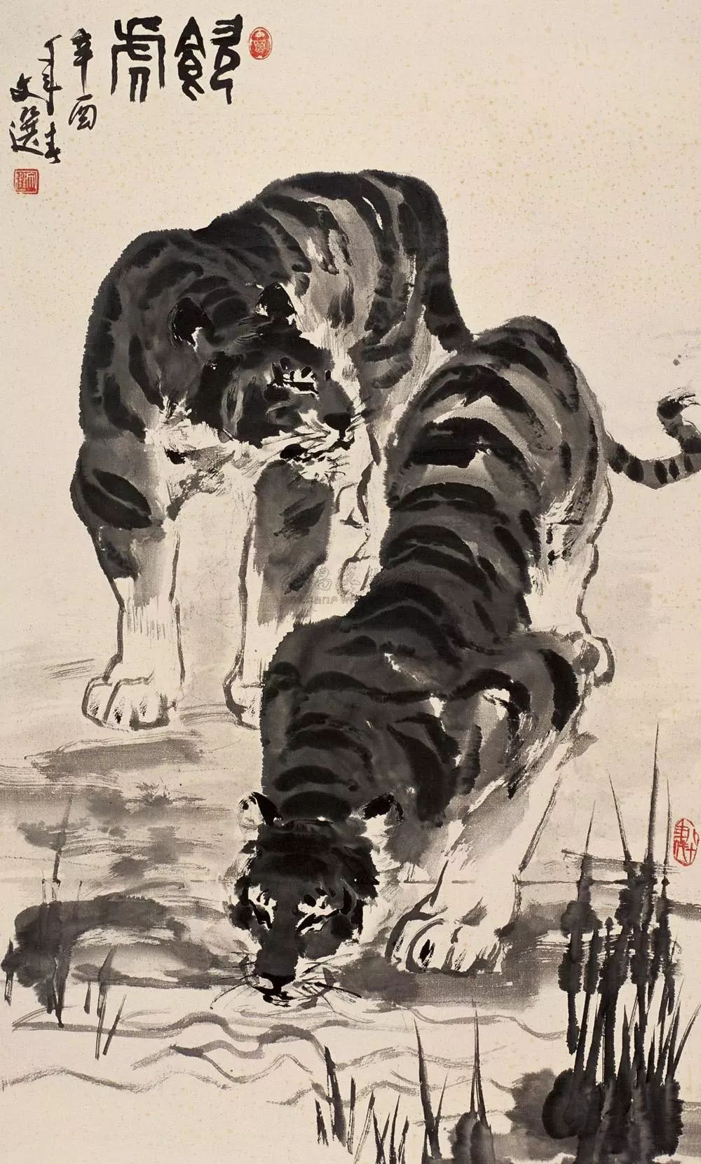 中国画虎名家，个个是高手！