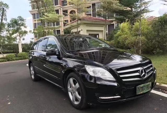 这台奔驰R350售价18万, 拔片加减档, 车主: 超级省油商务首选车