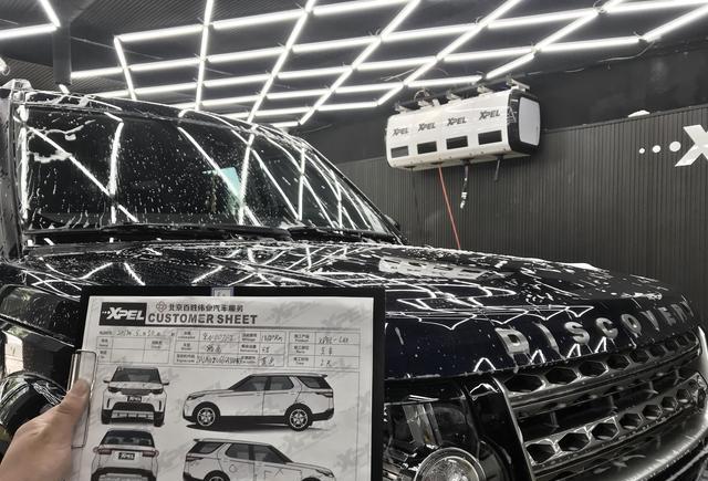 路虎发现4 硬汉更需要被保护漆面！选择XPEL隐形车衣靠谱