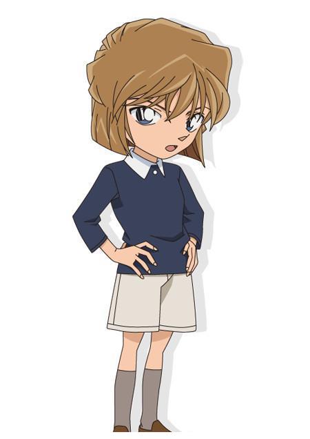 名侦探柯南中灰原哀6大惊艳造型，最后一个最可爱!男生都会心动