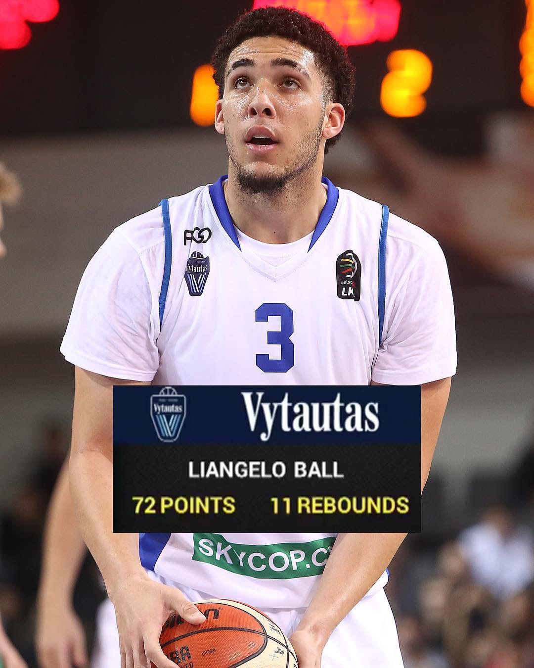 利安杰洛鲍尔宣布参选NBA2018选秀大会之后