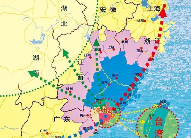 福州、泉州、厦门、温州和汕头其实都是带头大