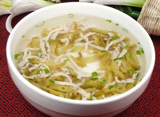 榨菜肉丝汤