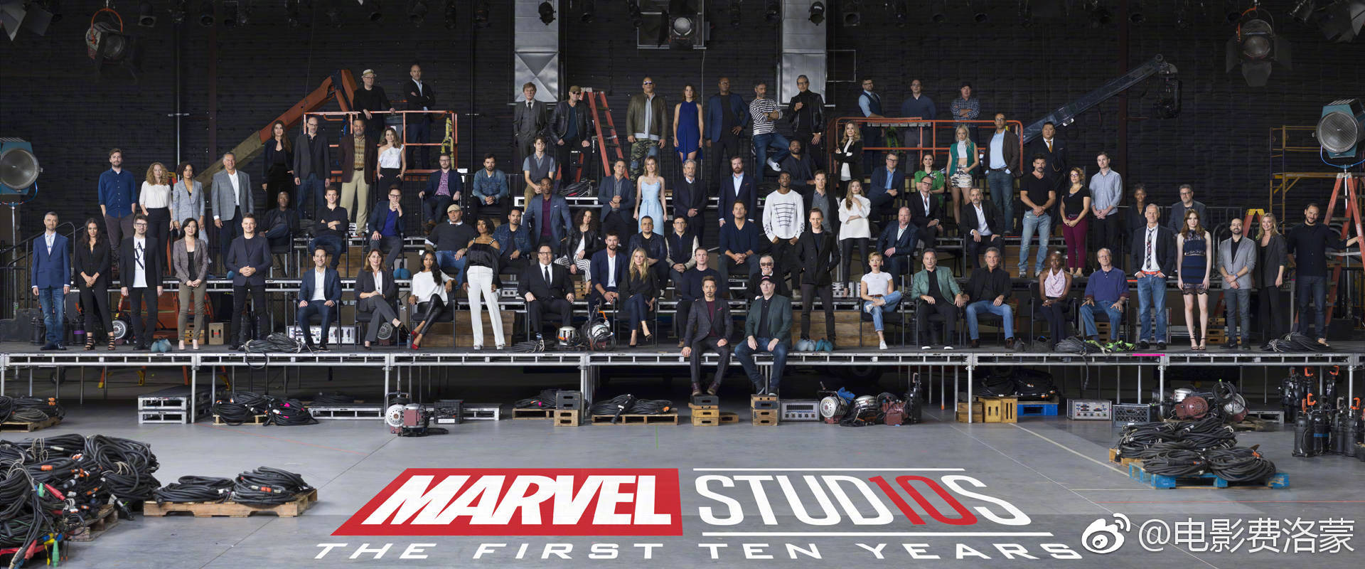 哈哈哈~~漫威电影宇宙十周年曝光全新大合影