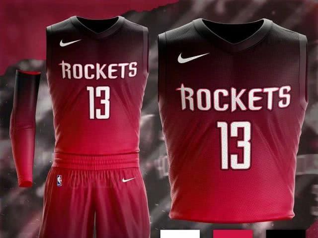 美网友设计NBA球衣,湖人火箭酷炫至极,你认为
