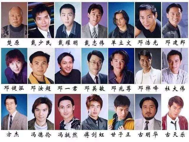 243位香港电视剧演员,面孔都很熟悉,你们认出个有哪些好看的现代电视剧关于爱情的图片