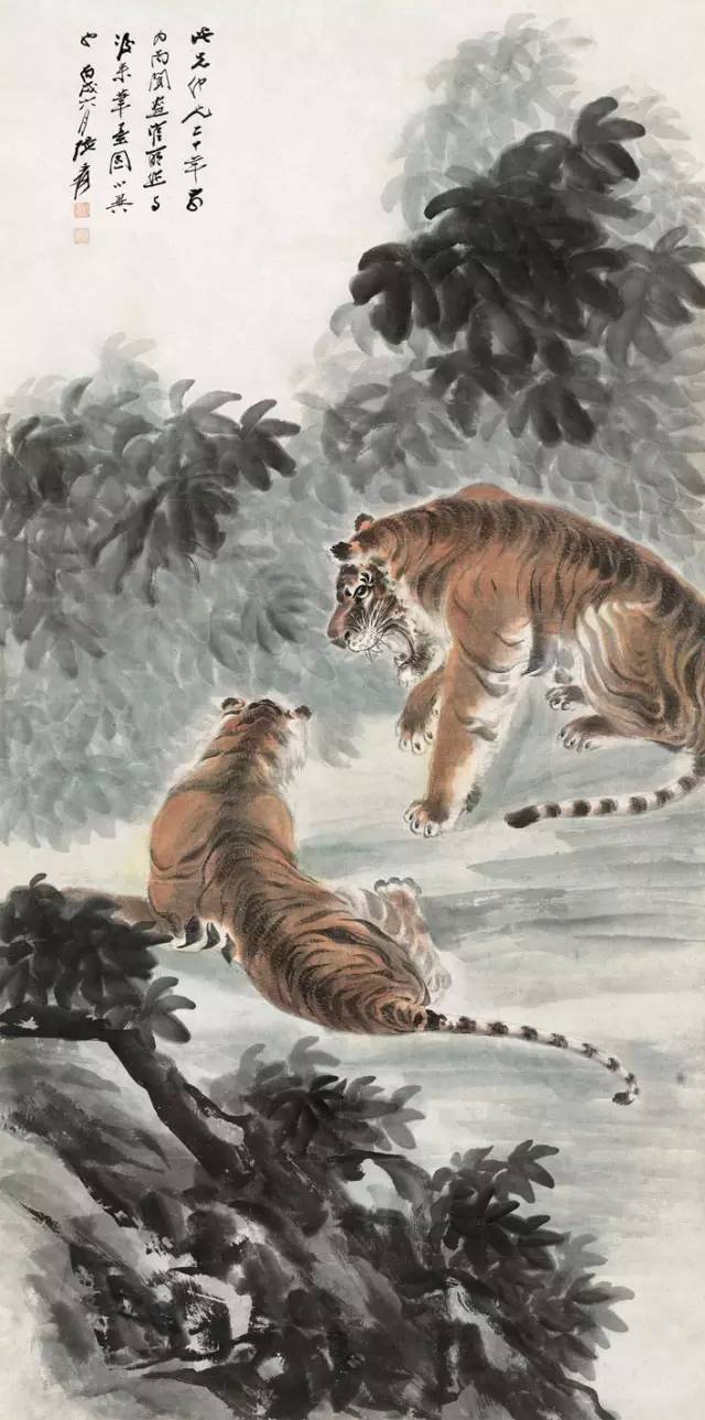 中国画虎名家，个个是高手！