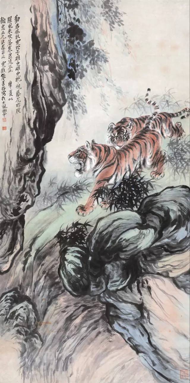 中国画虎名家，个个是高手！