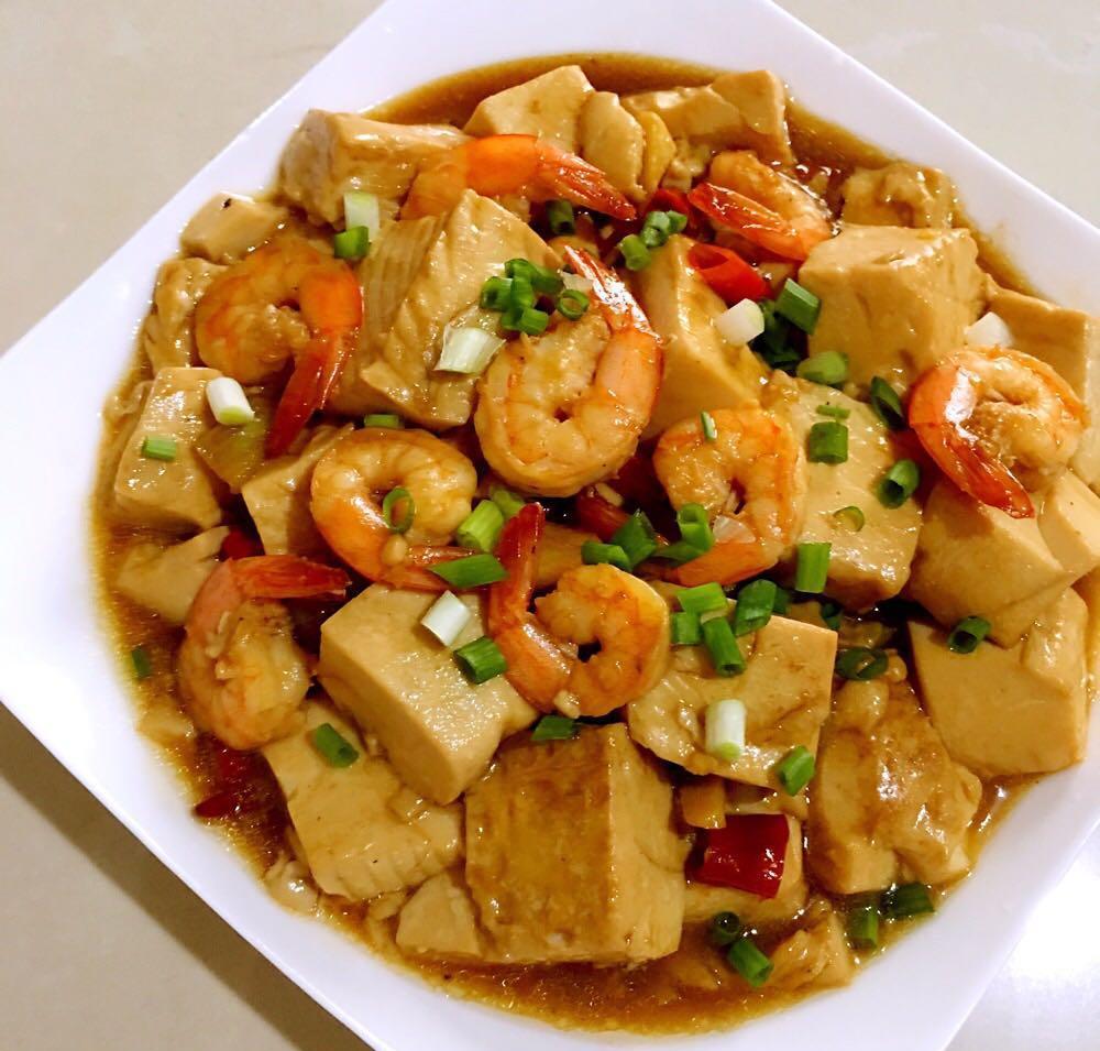 高蛋白cp-虾仁烧豆腐