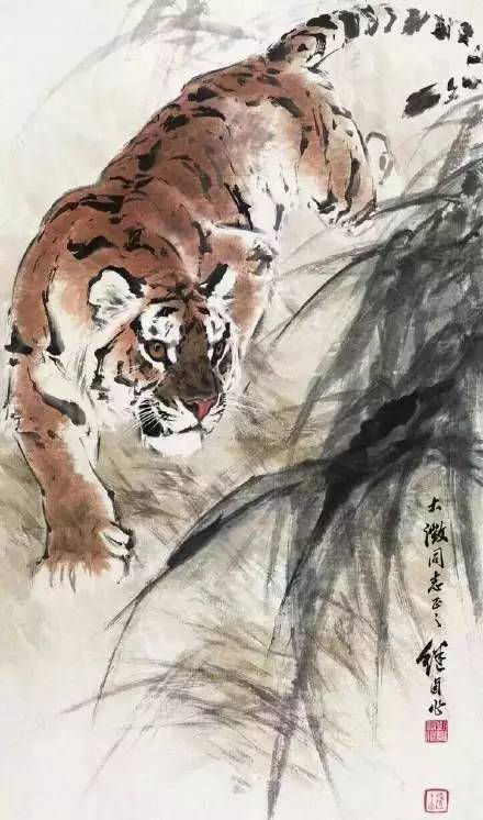 中国画虎名家，个个是高手！
