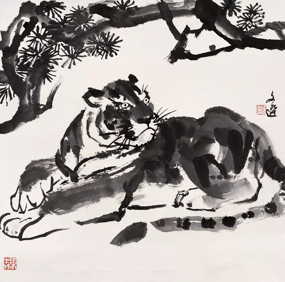 中国画虎名家，个个是高手！