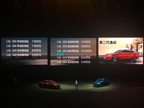 没带T也要碾压对手？全新逸动7.49万起，国民家轿王者回归