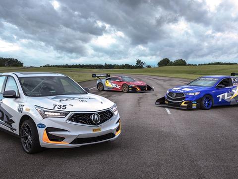 赛车大赏：讴歌将它们改装成赛车带到派克峰，敢说它们不好看？