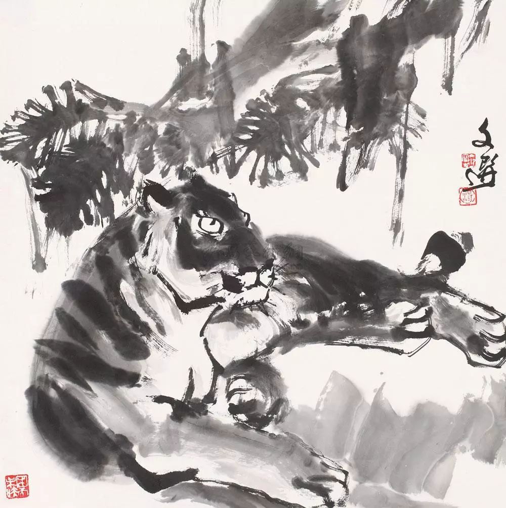 中国画虎名家，个个是高手！