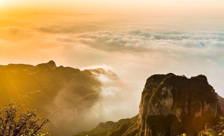 王莽岭, 堪比黄山、泰山的云海日出, 美爆了!