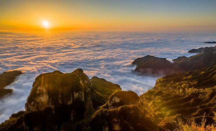 王莽岭, 堪比黄山、泰山的云海日出, 美爆了!