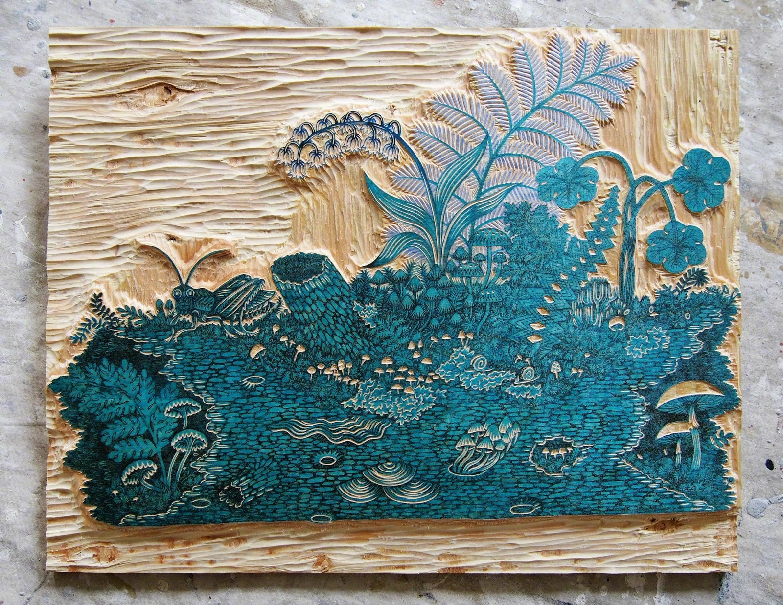 木版画作品 美国艺术家 tugboat printshop