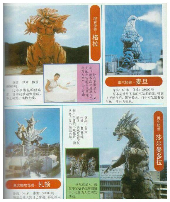 爱迪奥特曼怪兽大全,居然有一只怪兽叫高斯!