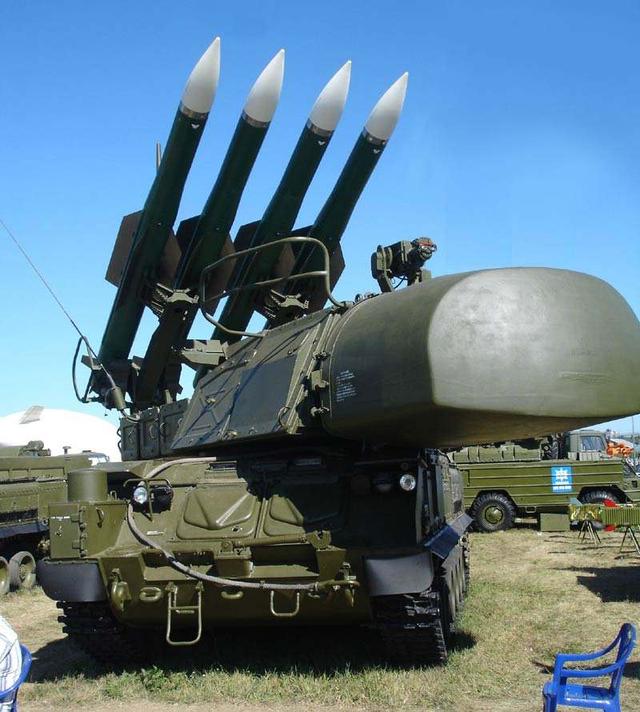 的s-300;另一种可能就是俄罗斯最新援助给叙利亚的萨姆11m3型防空导弹
