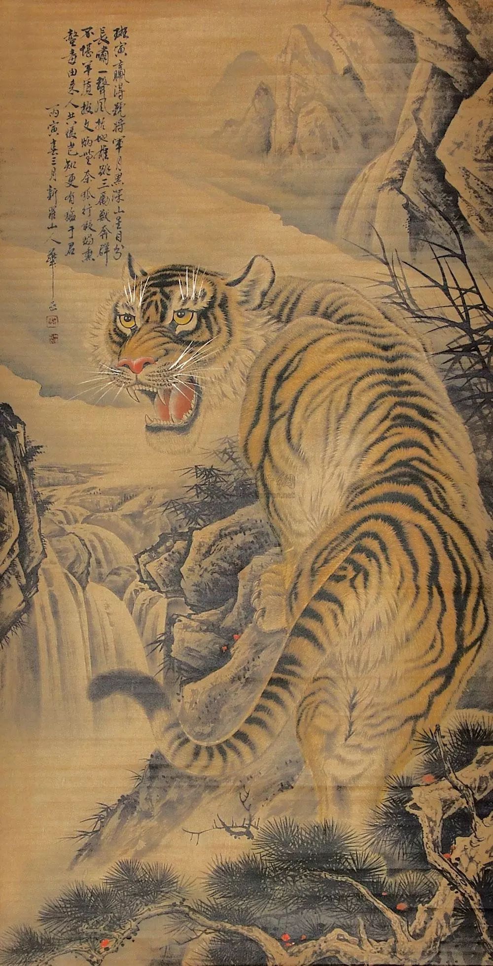 中国画虎名家，个个是高手！