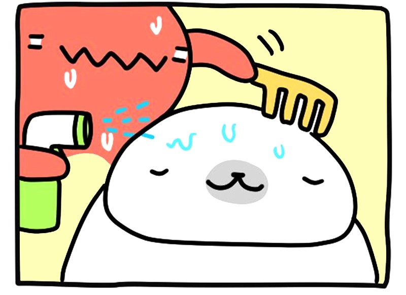 恶搞漫画:一家神奇的理发店