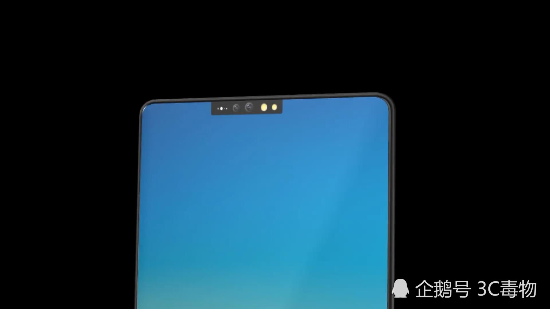 三星note10原生壁纸,三星note10+专用壁纸 三星note10概念图扎心:前后五颗摄像头 6.7寸刘海屏