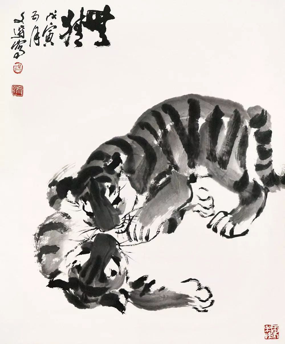 中国画虎名家，个个是高手！