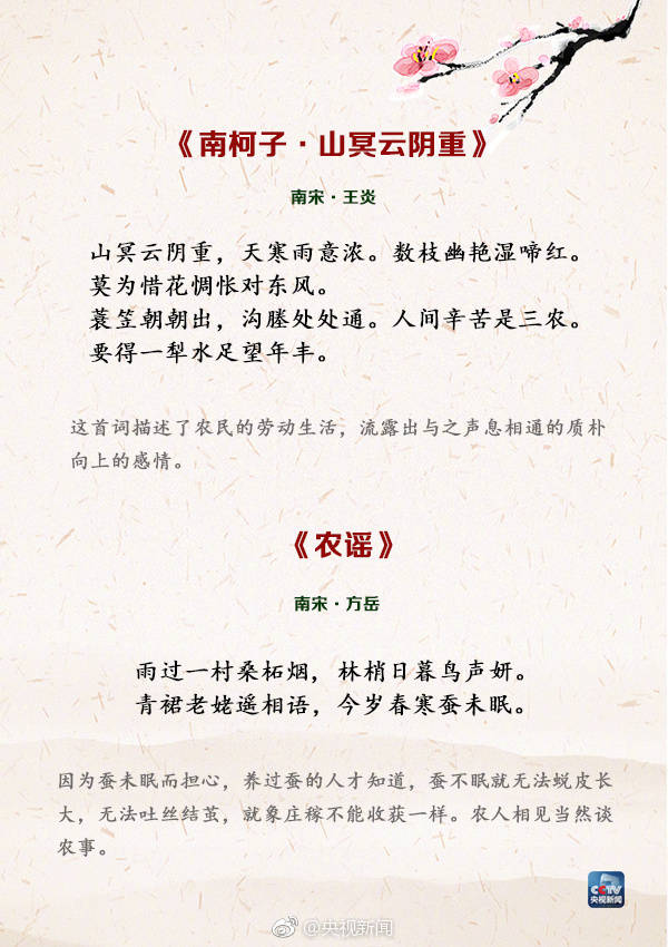 诗词盘点——古代诗词中的劳动赞歌