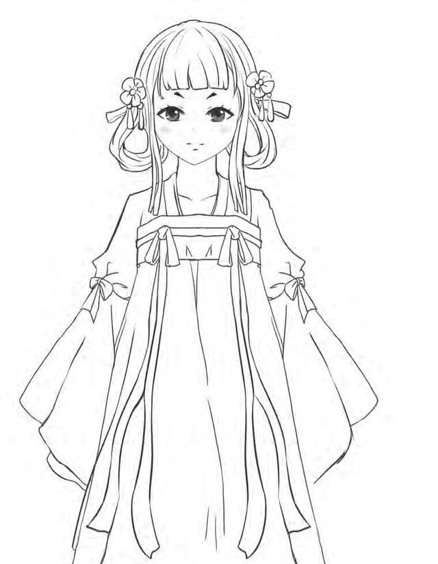 漫画素描技法了解这些古风美女怎么画都不会跑错时代