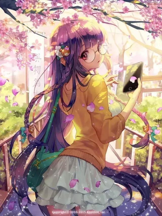 动漫少女微信壁纸