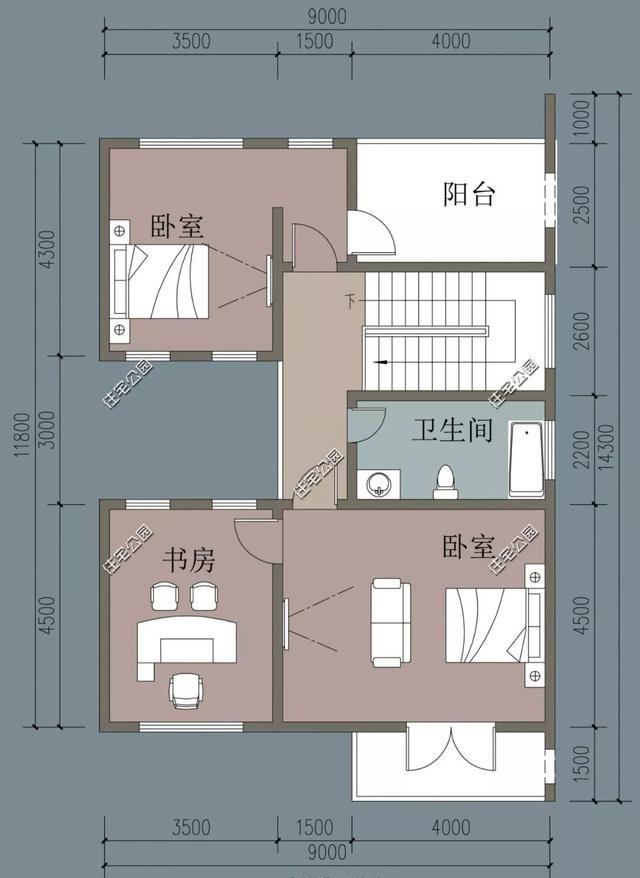 精选图库：20套小面宽别墅户型