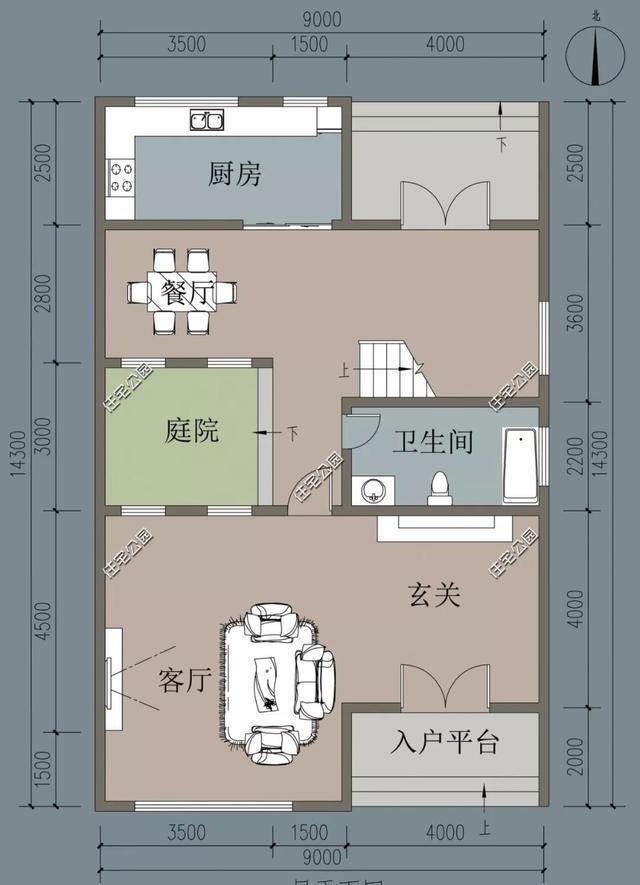 精选图库：20套小面宽别墅户型