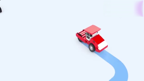 益智动画玩具工程车搭建立体停车场