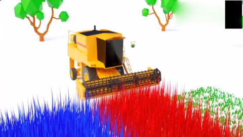 益智动画玩具工程车趣味体验学习色彩的乐趣