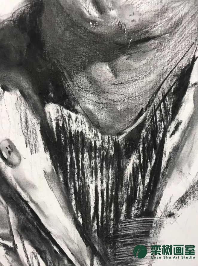 素描老年人的画法--北京栾树画室