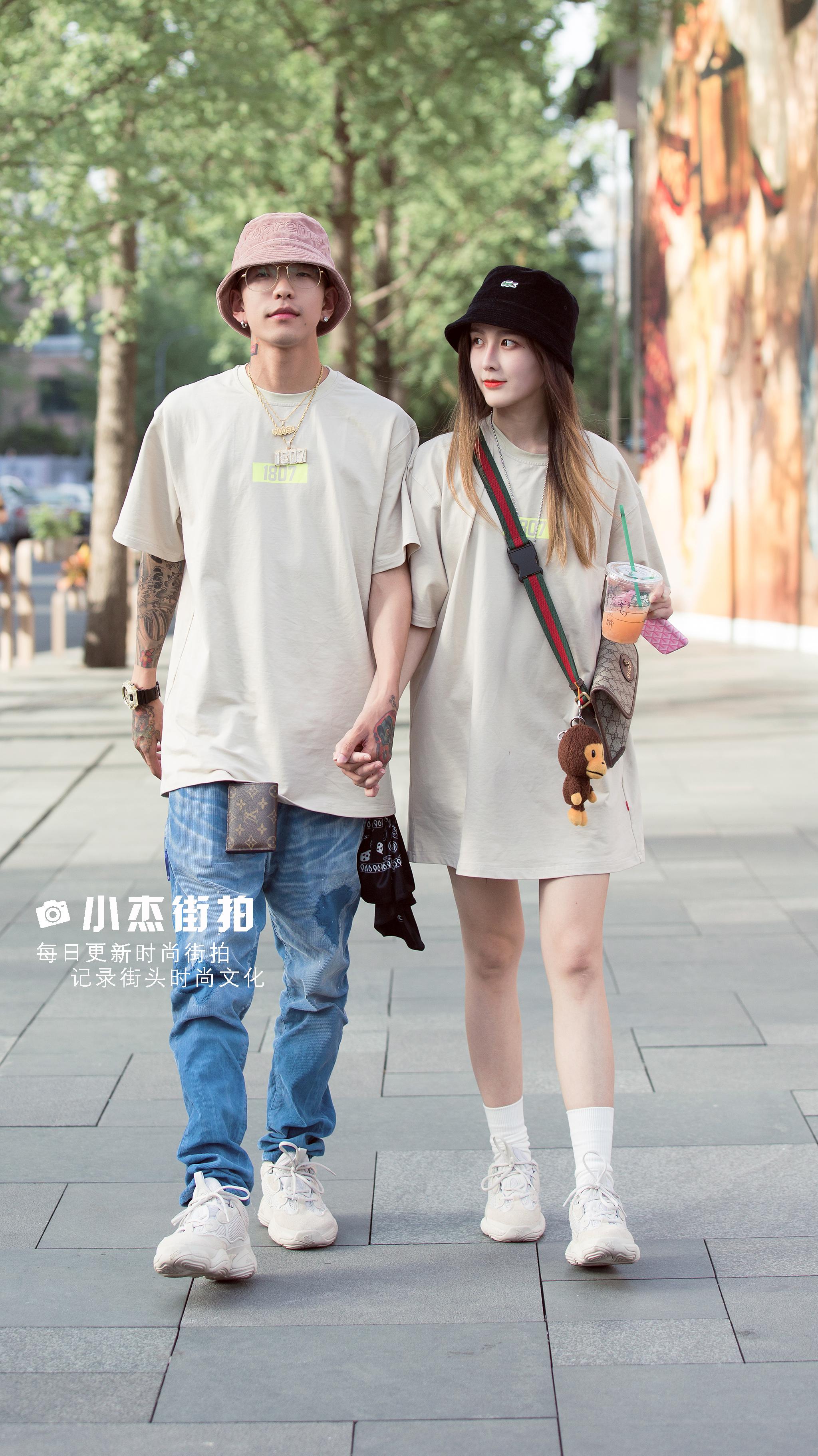 成都街拍,太古里这边的男孩女孩一个个都超会