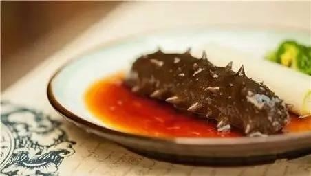 人不可貌相山东海参不可"斗量"葱烧海参是经典鲁菜泰安范家驴肉在哪图片