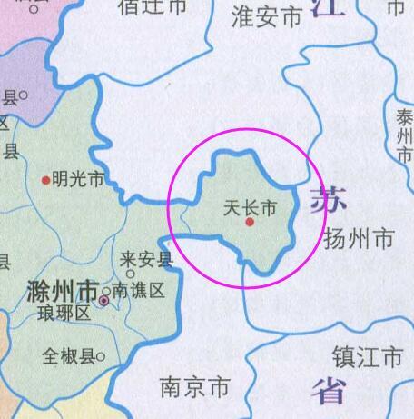 安徽省1个县级市,被江苏省三面包围,人口超60万