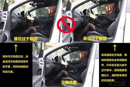 学车科目二：正确的驾驶姿势和后视镜的调整方法