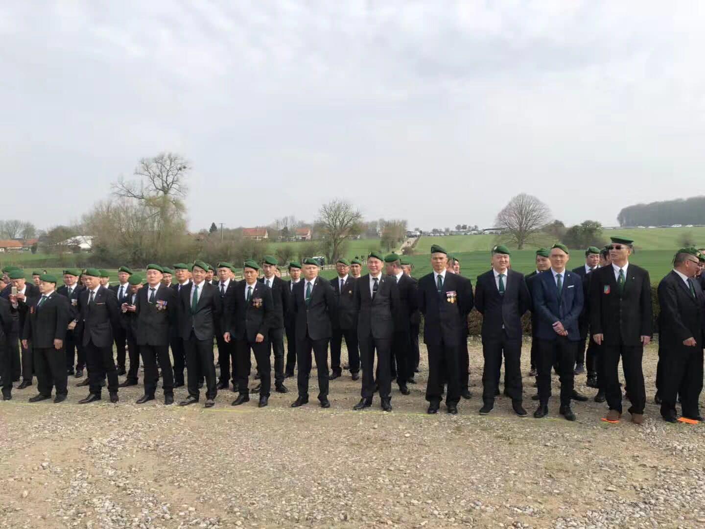 法国华工墓园举行清明公祭:没有华工,无中国一