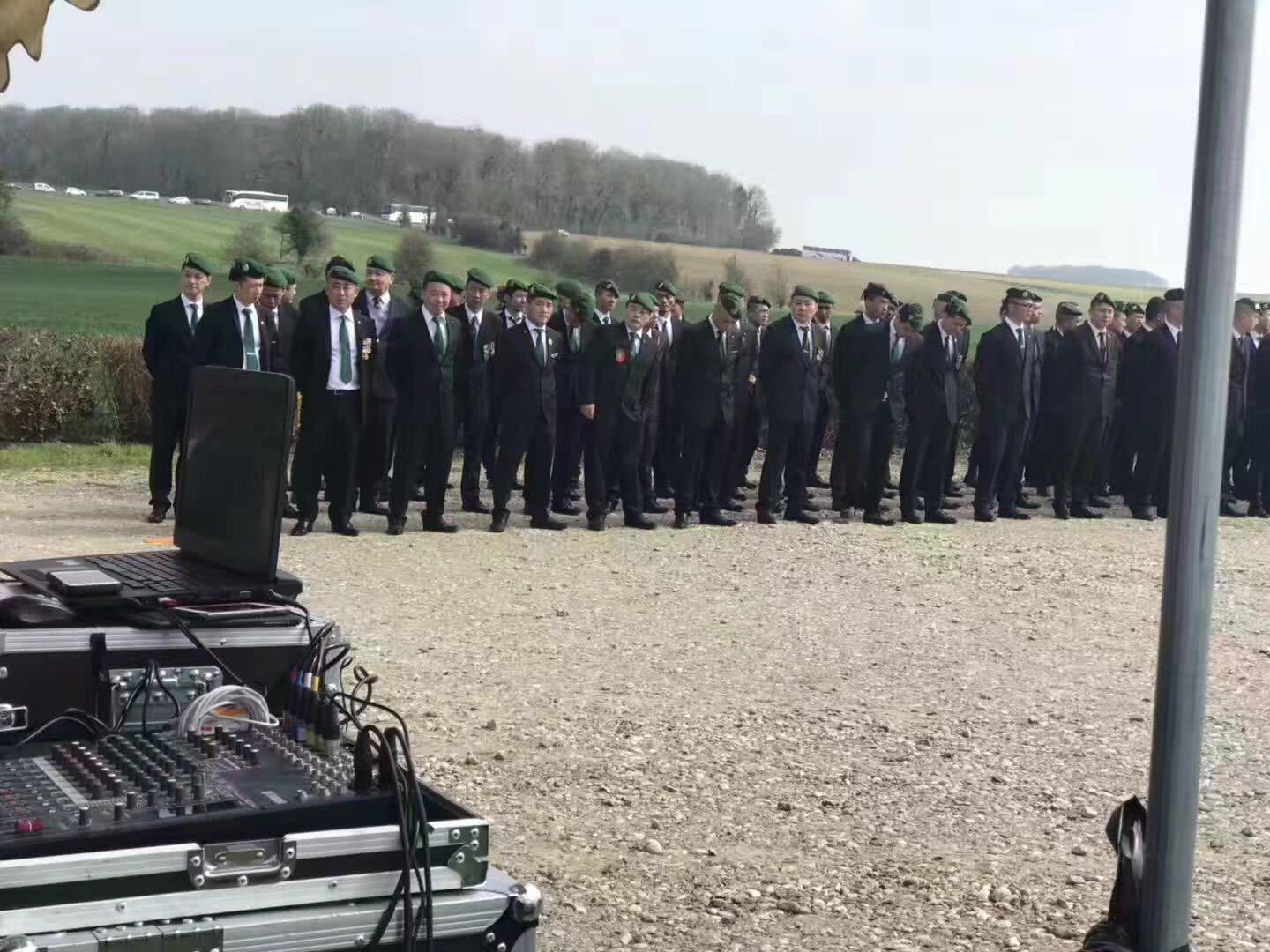 法国华工墓园举行清明公祭:没有华工,无中国一